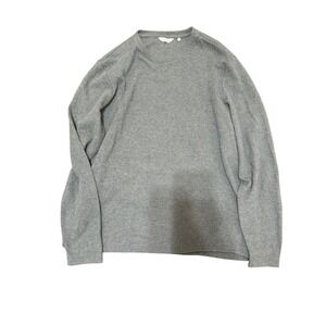 English Laundry Men's Heather Gray Texture Knit Crew Neck‎ Long Sleeve Pullover